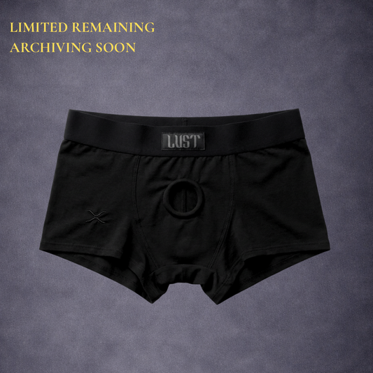 Onyx Black Harness Boxers