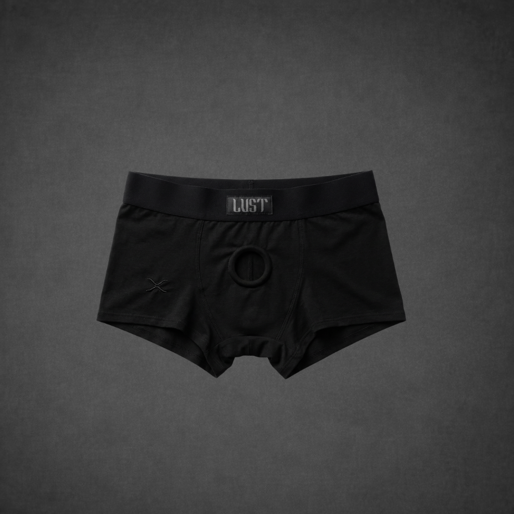 Onyx Black Harness Boxers