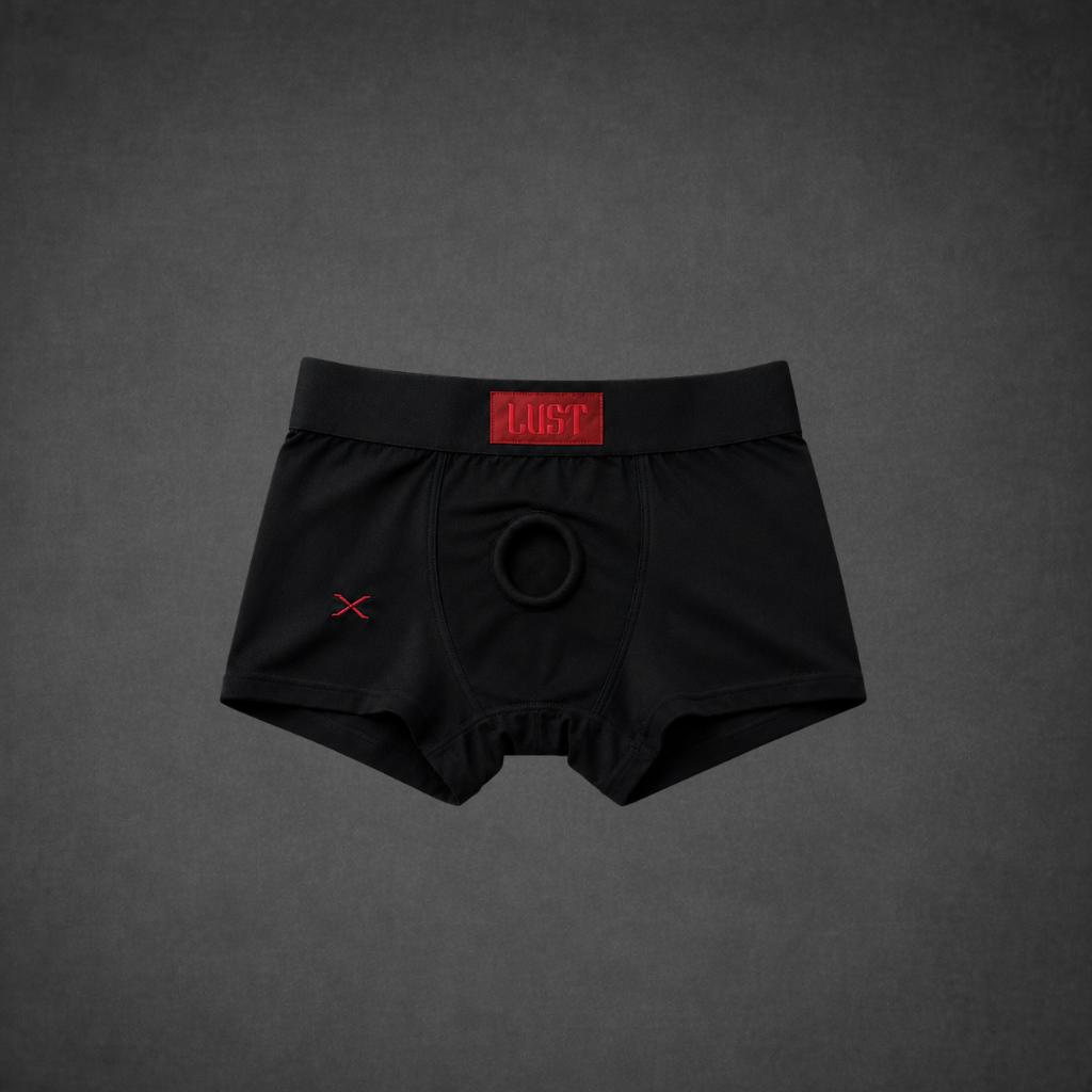 Lust-Red Harness Boxers