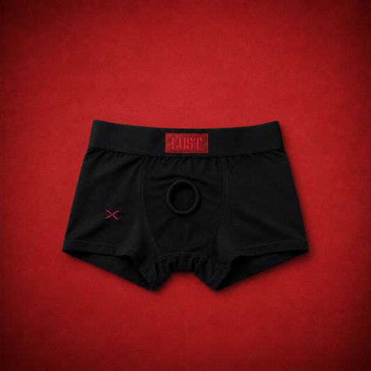 Lust-Red Harness Boxers