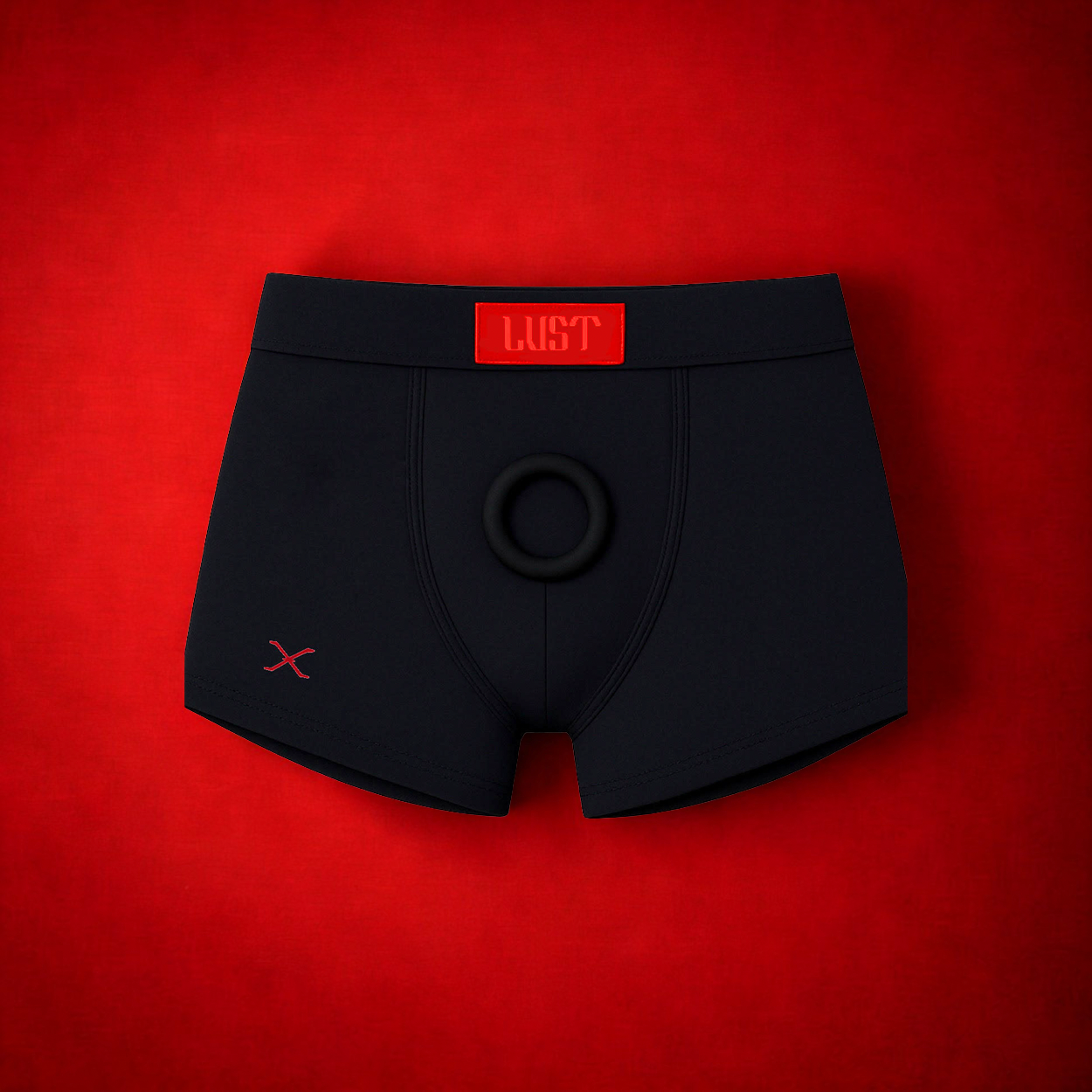 Lust-Red Harness Boxers